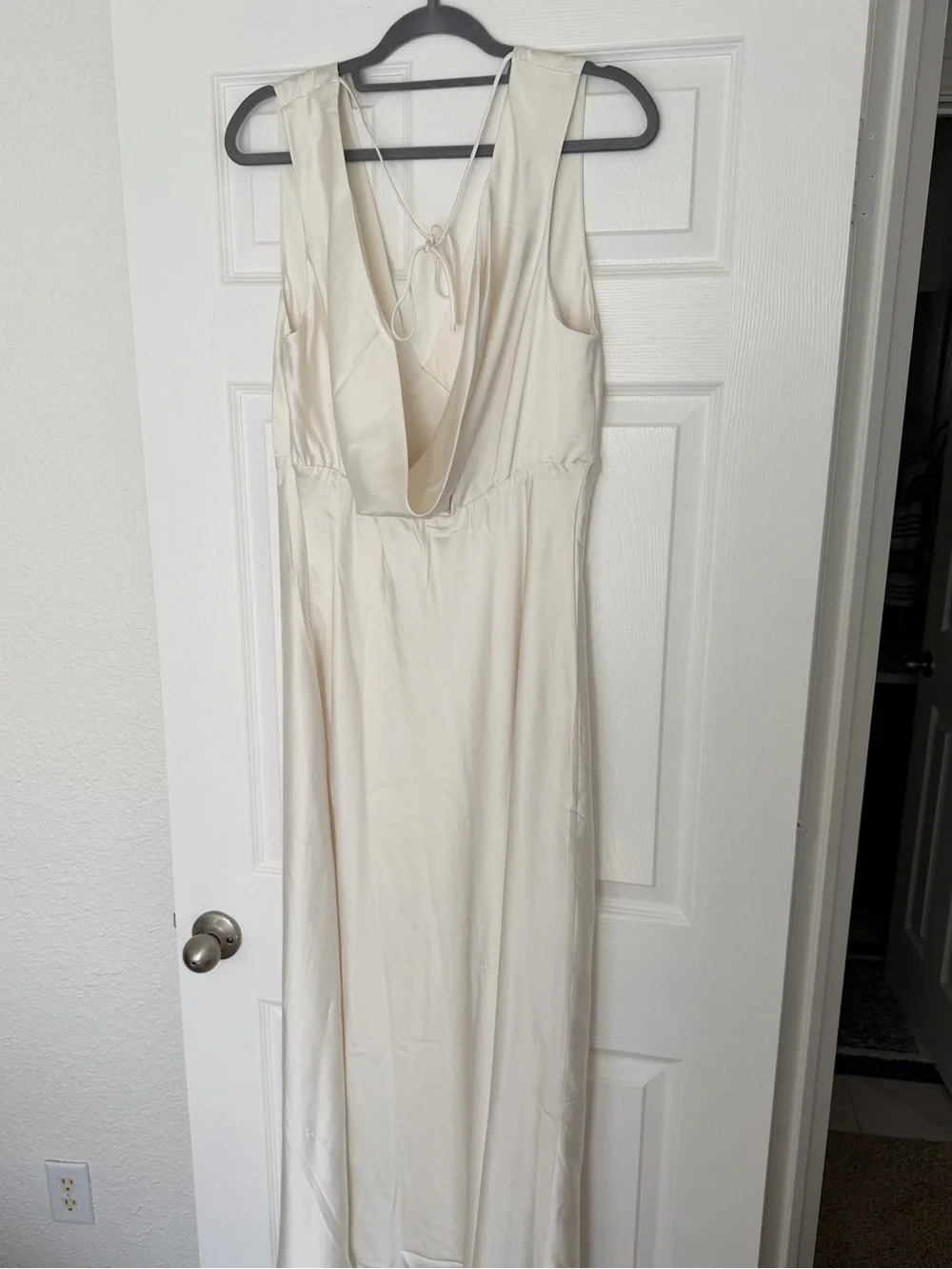 Abercrombie & Fitch Cream Maxi Dress